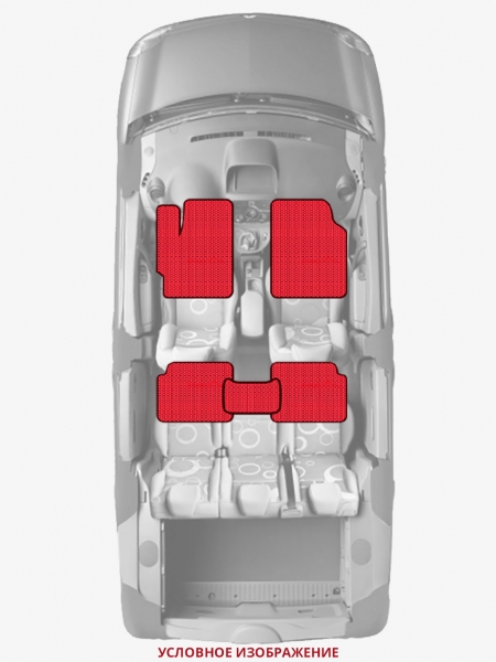 ЭВА коврики «Queen Lux» стандарт для Tesla Roadster