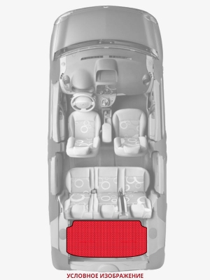 ЭВА коврики «Queen Lux» багажник для Honda Civic (2G)